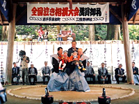 第19回毘沙門まつり　全国泣き相撲大会
