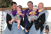 第19回毘沙門まつり　全国泣き相撲大会